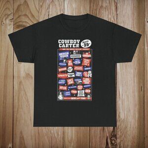 Beyonce Cowboy Carter Tracklist Shirt Vintage Advertisement Design, Beyhive Gift